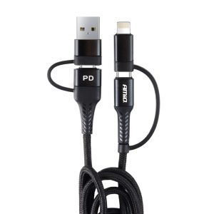 Kabel ładowarka USB 3w1 do Iphone Micro USB-C